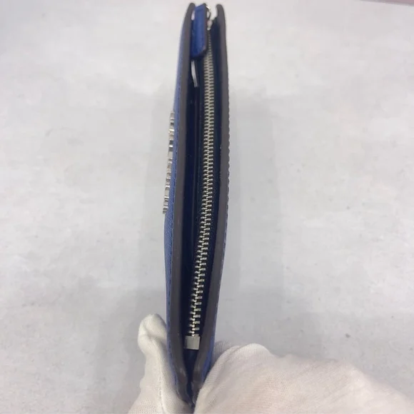 Michael Kors Lg Card Case Carryall Wallet Sapphire Blue - Picture 9 of 11